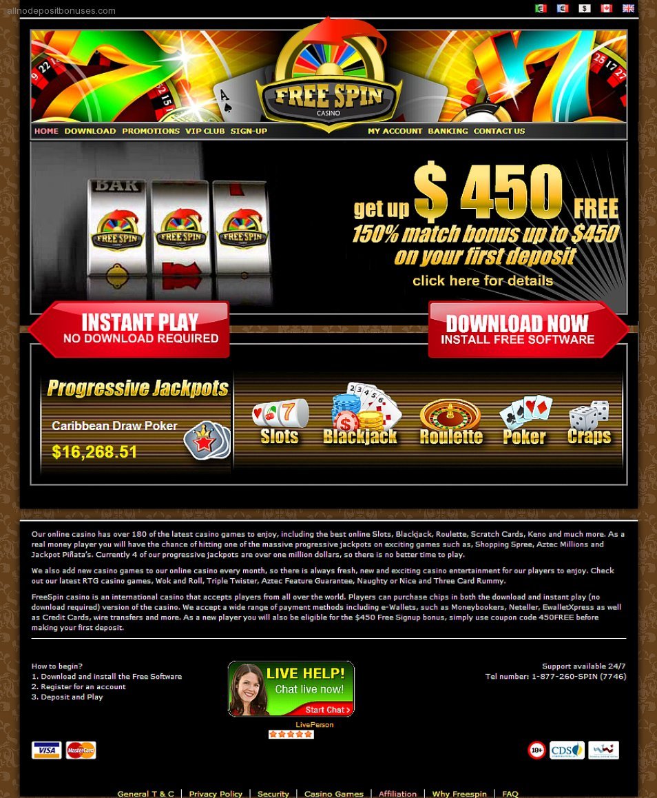free bonus casino no deposit code